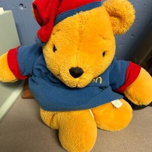 Vintage Musical pull down Winnie the Pooh Teddy Bear